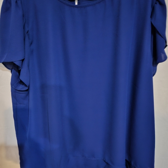 Kate & Mallory Tops - Kate & Mallory Royal Blue Blouse